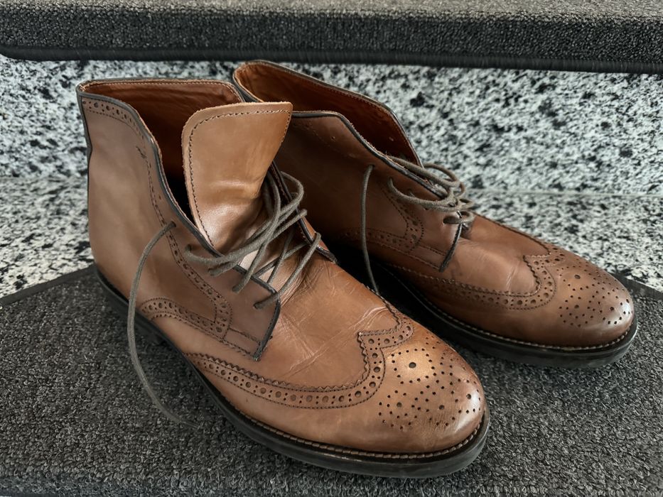 Ghete barbati piele maro, 43