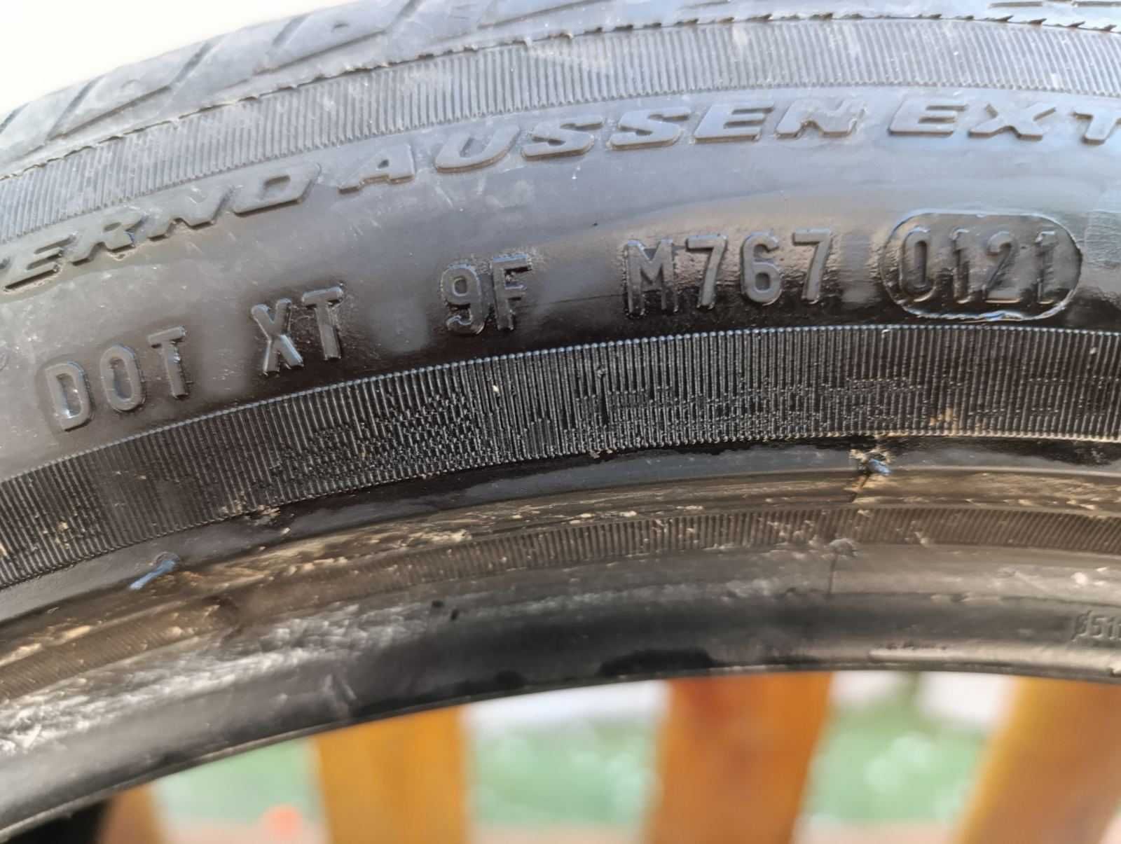 4 бр. Всесезонни гуми 265/40/20 Pirelli P Zero Nero Dot 20-21 6mm USA