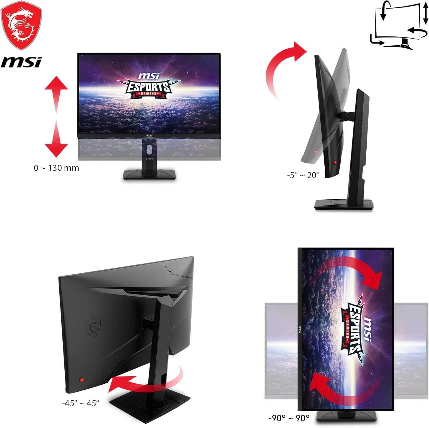 [НОВЫЙ] Монитор MSI G274QPX | 27" WQHD 2K IPS 240Hz 1ms