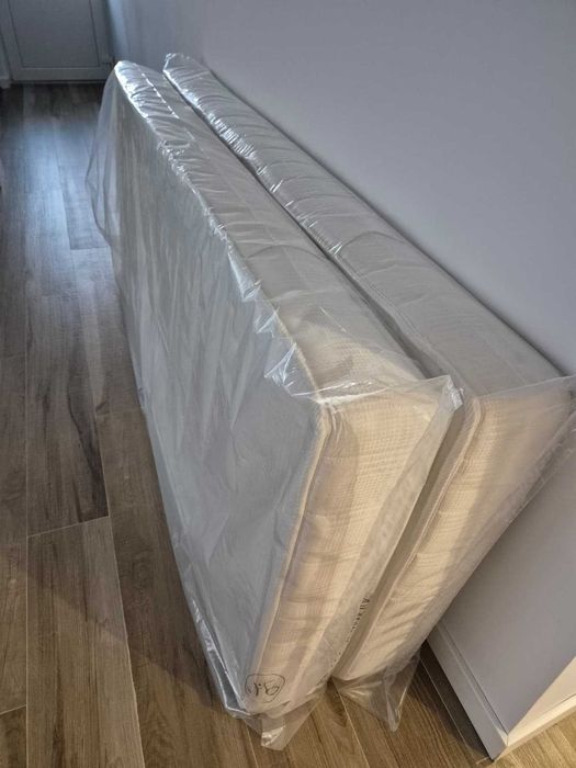 Vand 2 saltele latex cu straturi de cocos 80x200cm