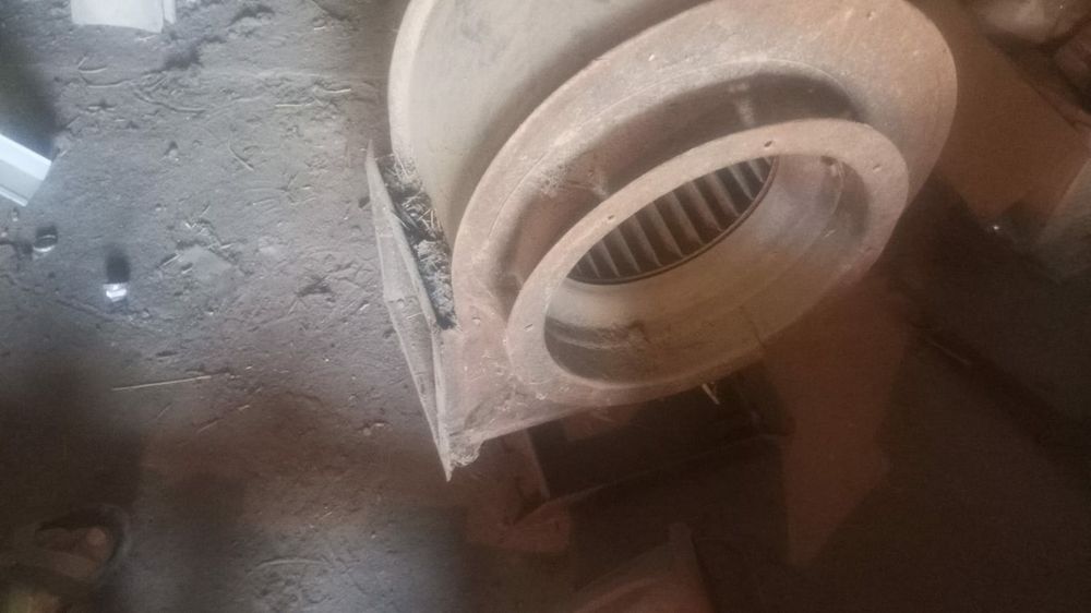 Вытяжка в рабочем состоянии