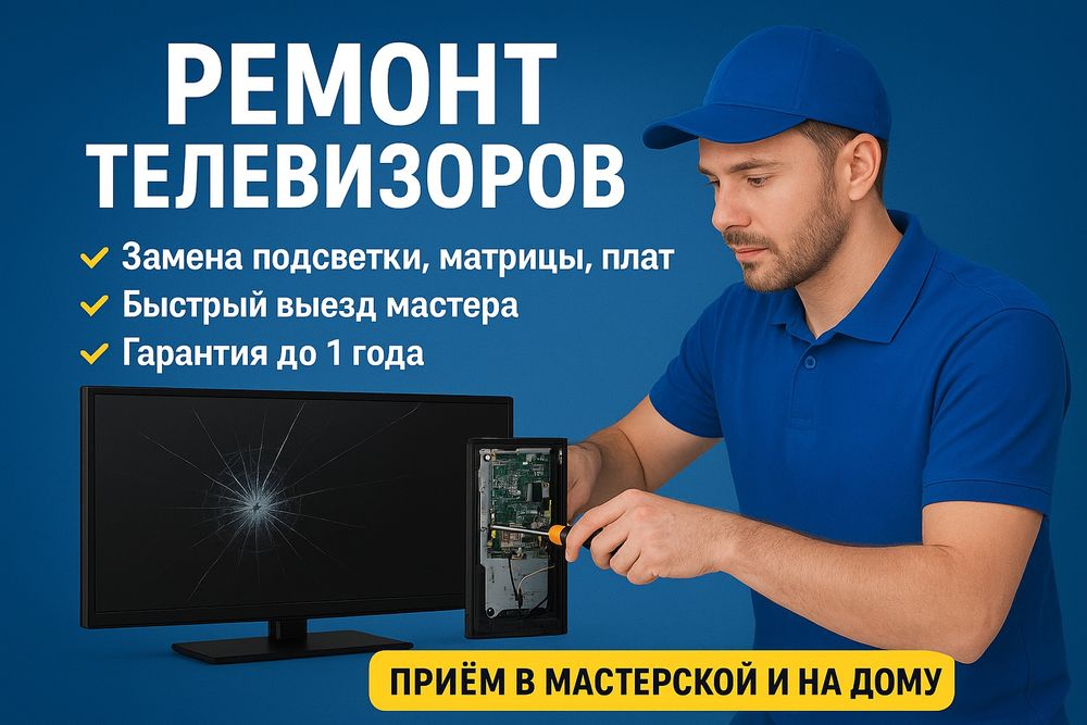 Ремонт телевизоров любой сложности