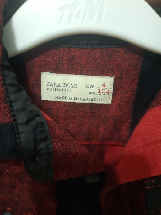 Jachetă tip cămașă Zara, 4 ani