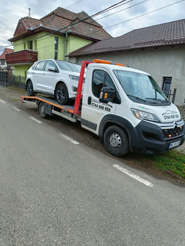 Tractari auto NON STOP Autostrada A3, platforma, trailer