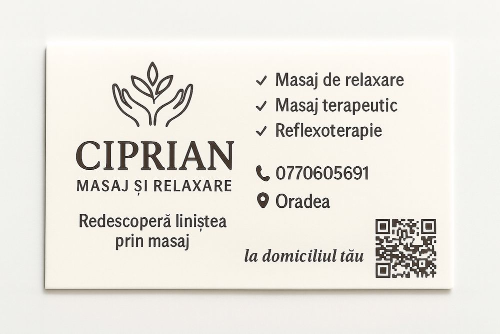 Masaj de relaxare & terapeutic