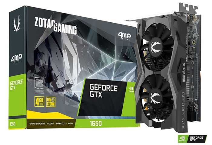 Видеокарта Zotac ggtx1650 4gb