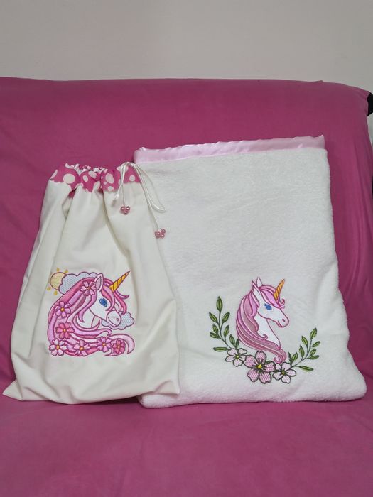 Seturi Brodate Personalizate – Ideal pentru Grădiniță, Creșă sau Cado