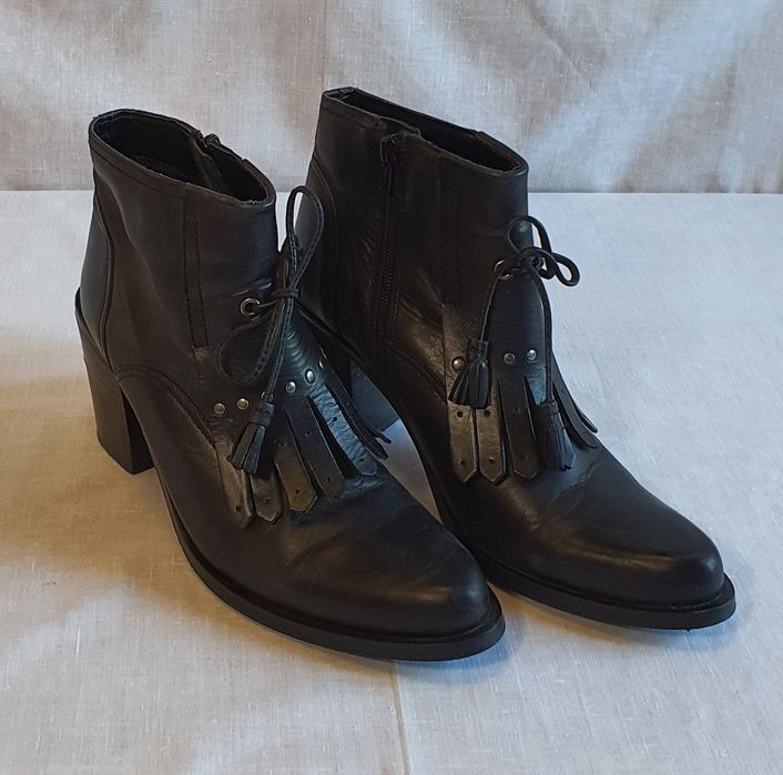 Botine piele Liva Loop