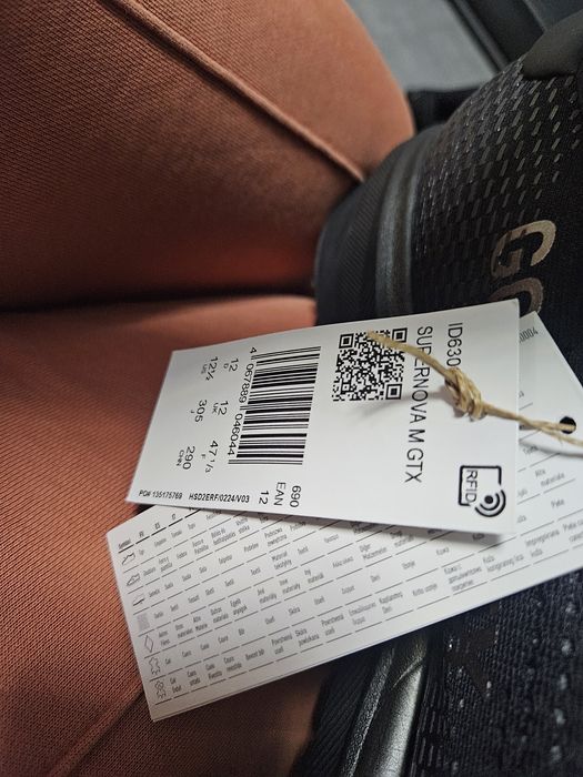 Adidas supernova goretex gtx нови