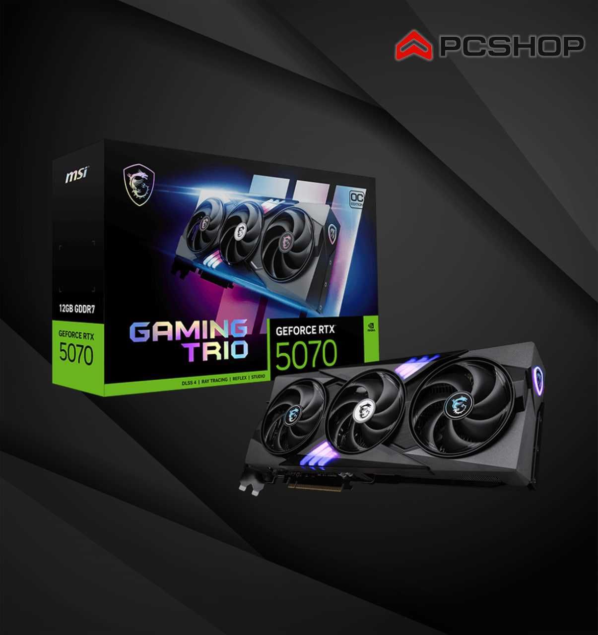 MSI GeForce RTX 5070 12G gaming trio OC