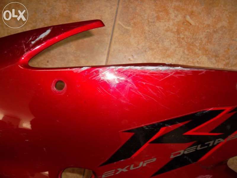 Ляв спойлер червен за Yamaha YZF-R1 2004 / 2006 RN12