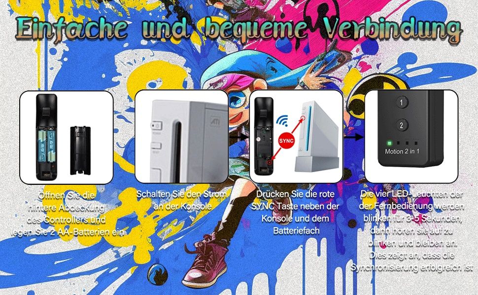Nintendo Wii, Wii U remote 2бр контролери, бял и черен