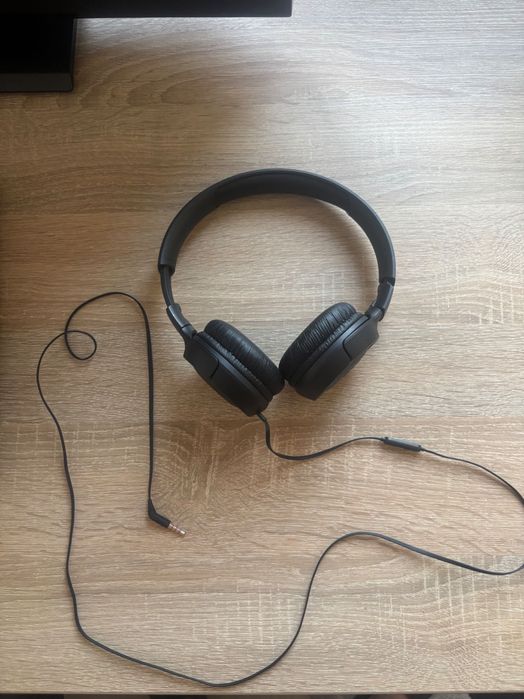 Căști OVER EAR JBL Tune 500 Pure Bass cu Jack 3.5 mm pt telefon / PC