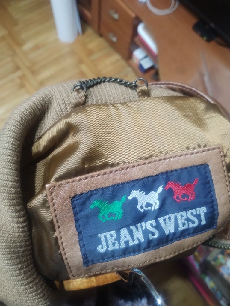 Мъжко кожено яке Jeans West