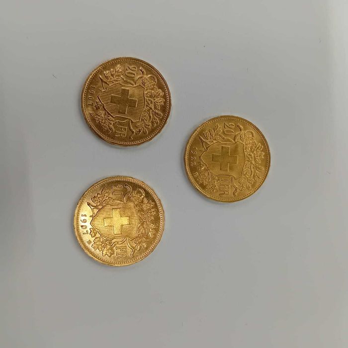 moneda 21.6k 20 franci (ag49 Esplanada b.6820) * 2 ani garantie