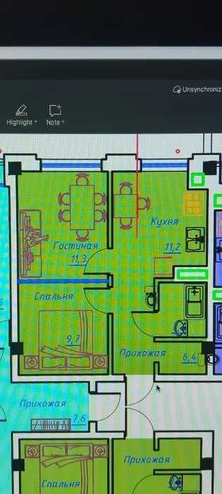 СРОЧНОО!!! Grand City 2 комнатная 42м2; 2/5/6 мечеть Ислом-ота