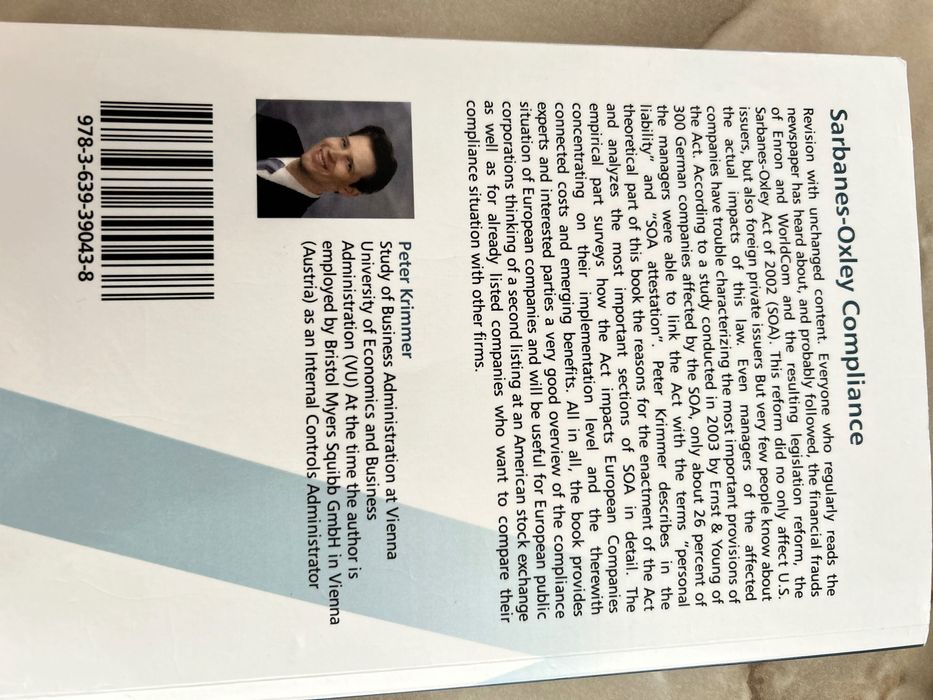 Carte despee legea Sarbanes-Oxley