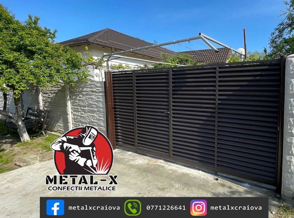 Metal-x fabrica de porti, garduri, balustrade MONTAJ GRATUIT