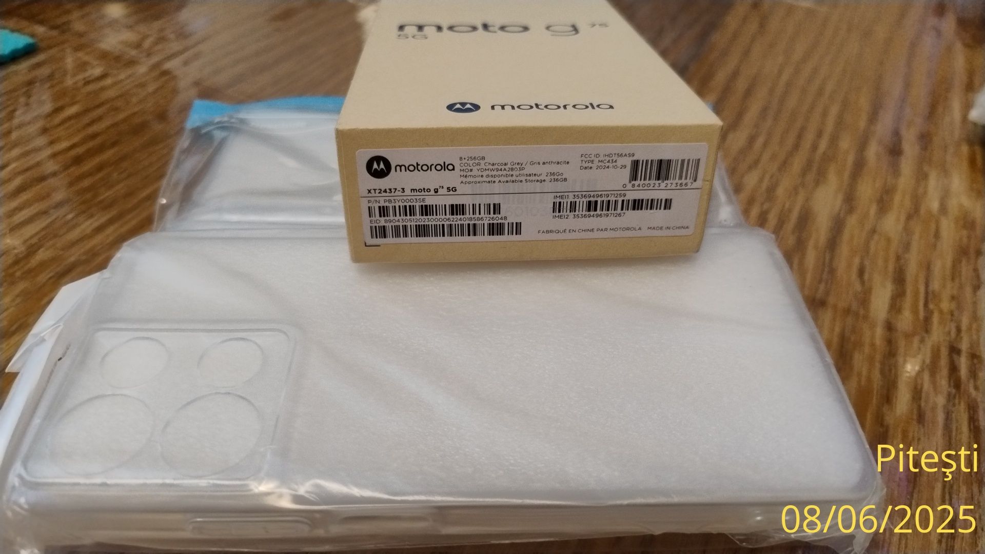 Smartphone  Motorola G75 5G + bonus, 8+256GB, SIGILAT