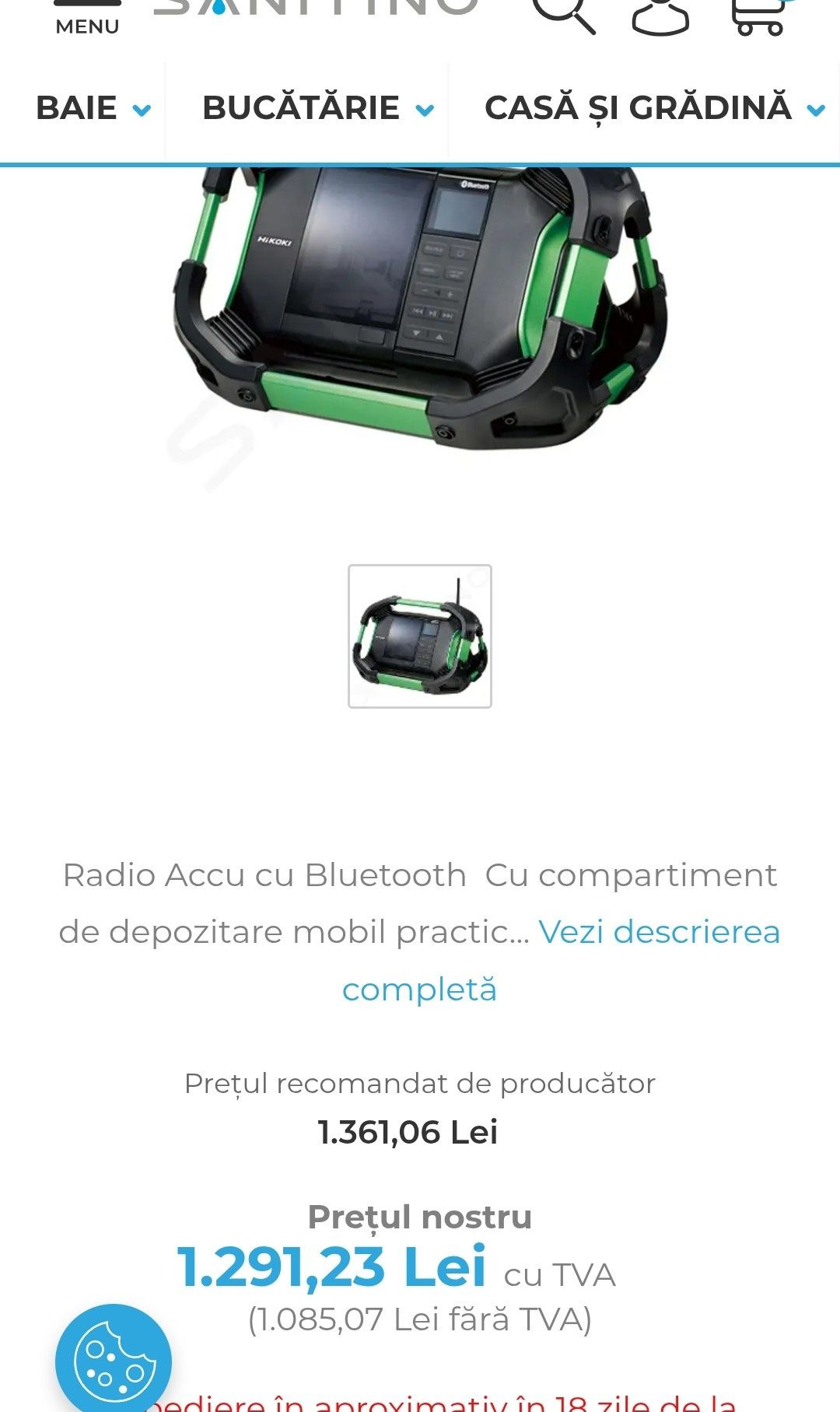 Radio Hitachi UR18DSDL Bluetooth usb