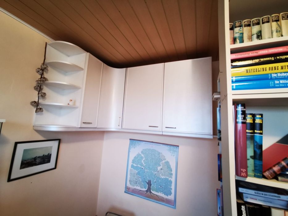 Set birou dulap suspendat biblioteca