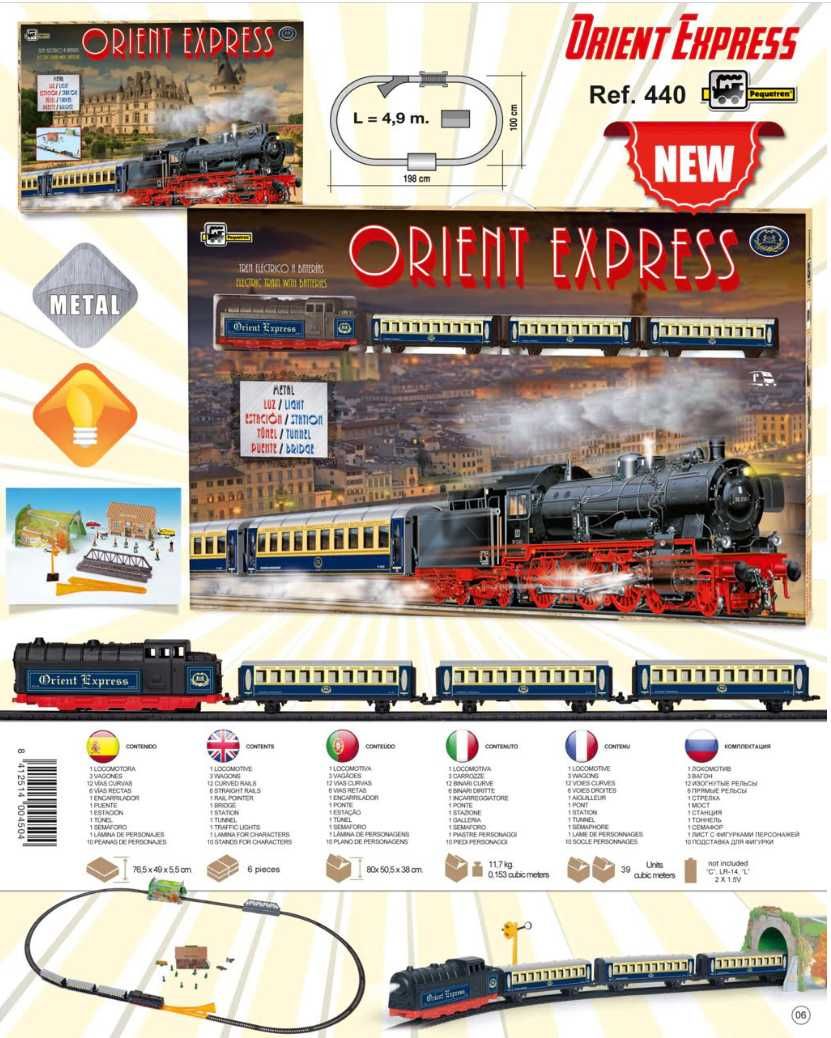 Trenulet electric Orient Express