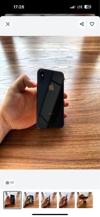 IPhone X  Qora.