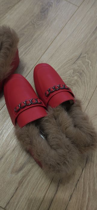 Мокасини с естествен косъм последни 3 броя