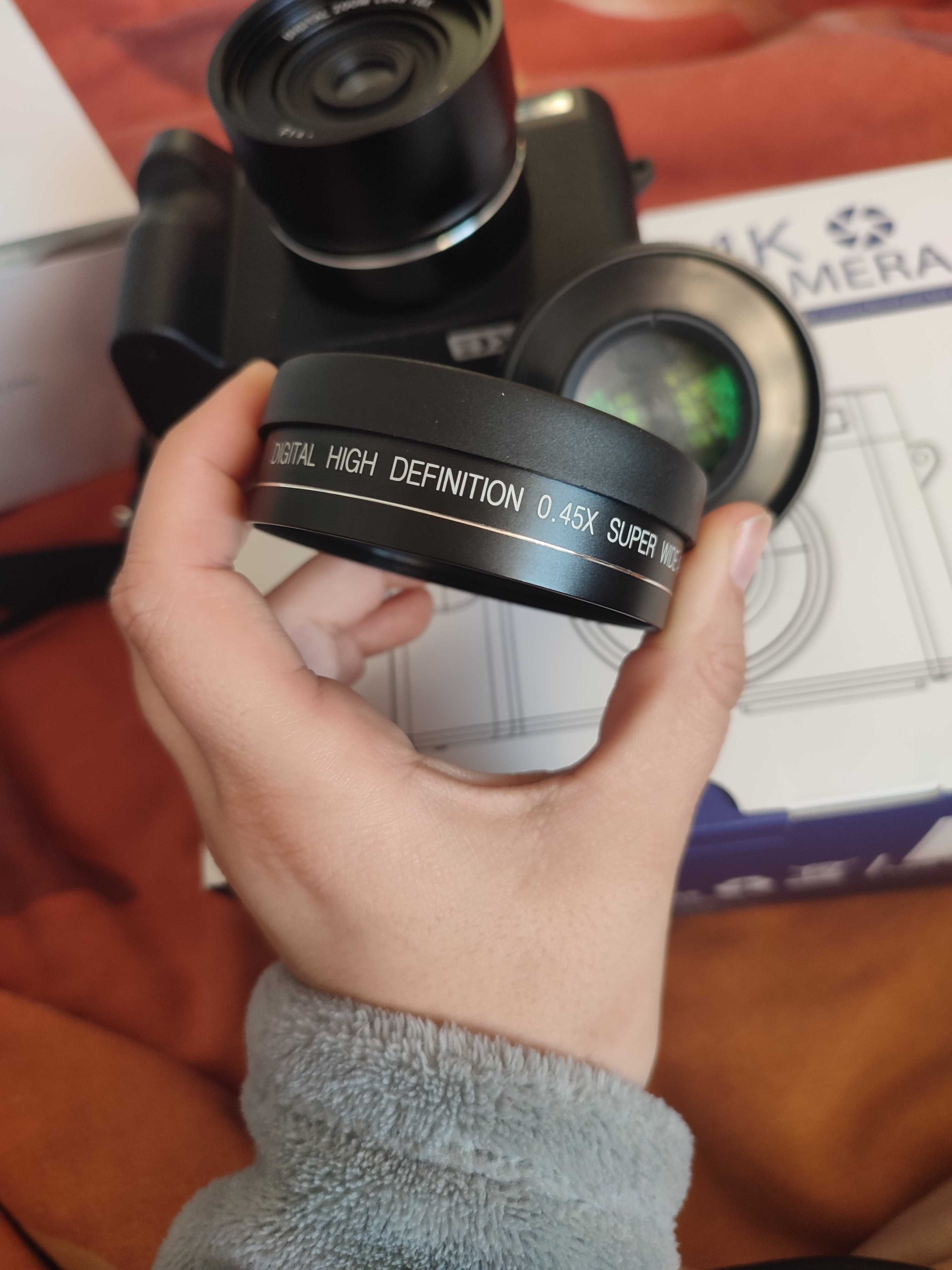 Цифров фотоапарат NBD®, 48MP, 4K, 3,0 инча IPS, черен