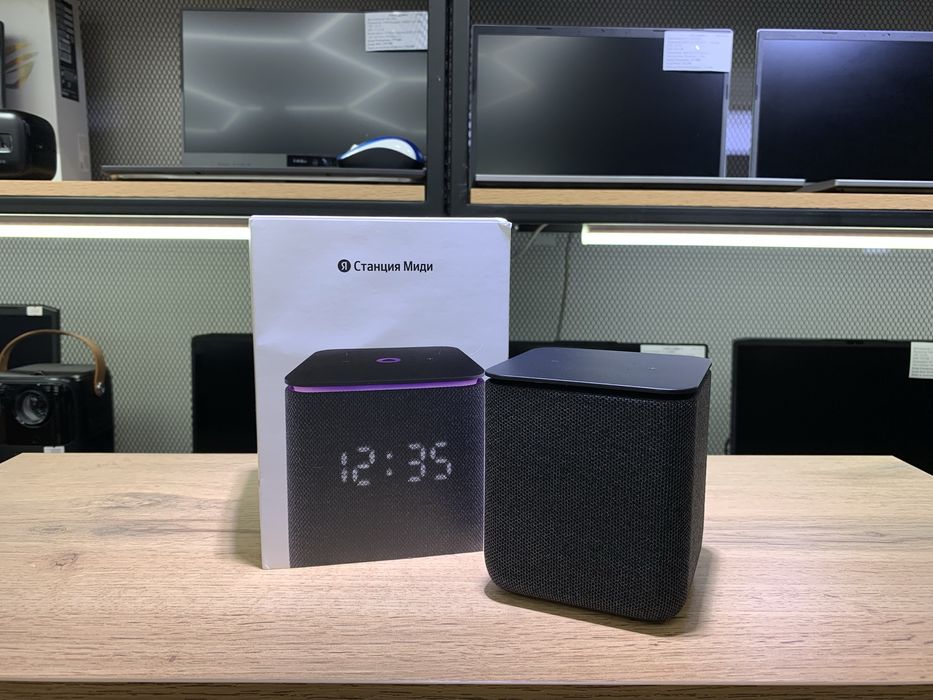 Яндекс Станция Миди, черный, YNDX-00054, Zigbee, 10983/A10