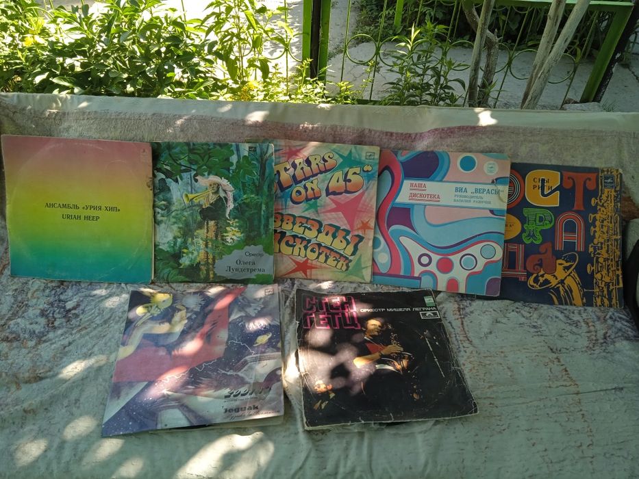 Пластинки виниловые