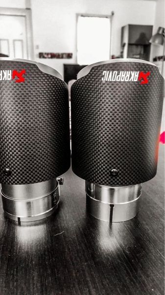 Накрайници за ауспух 2бр Akrapovic акрапович гърне AKRAPOVIC турбо