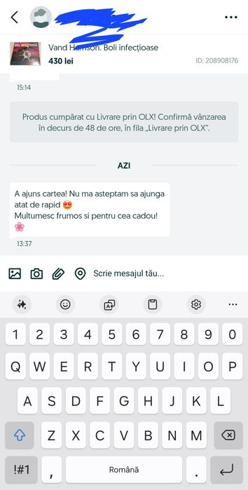 Molitfelnic Legat în piele rosie