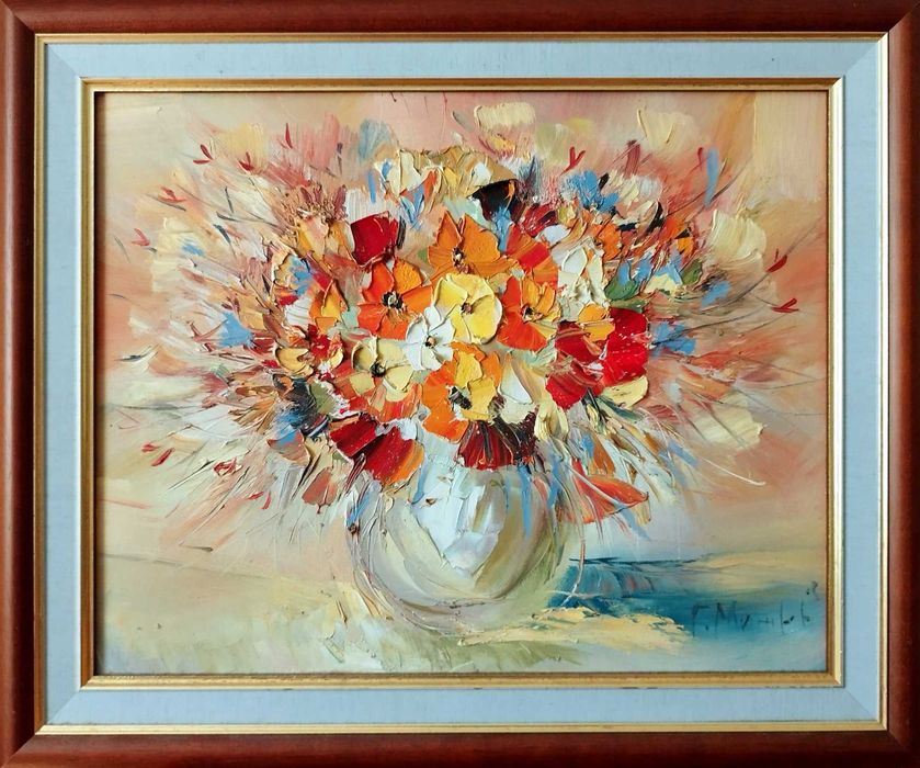 Картина, натюрморт, худ. П. Митков, 2003 г.