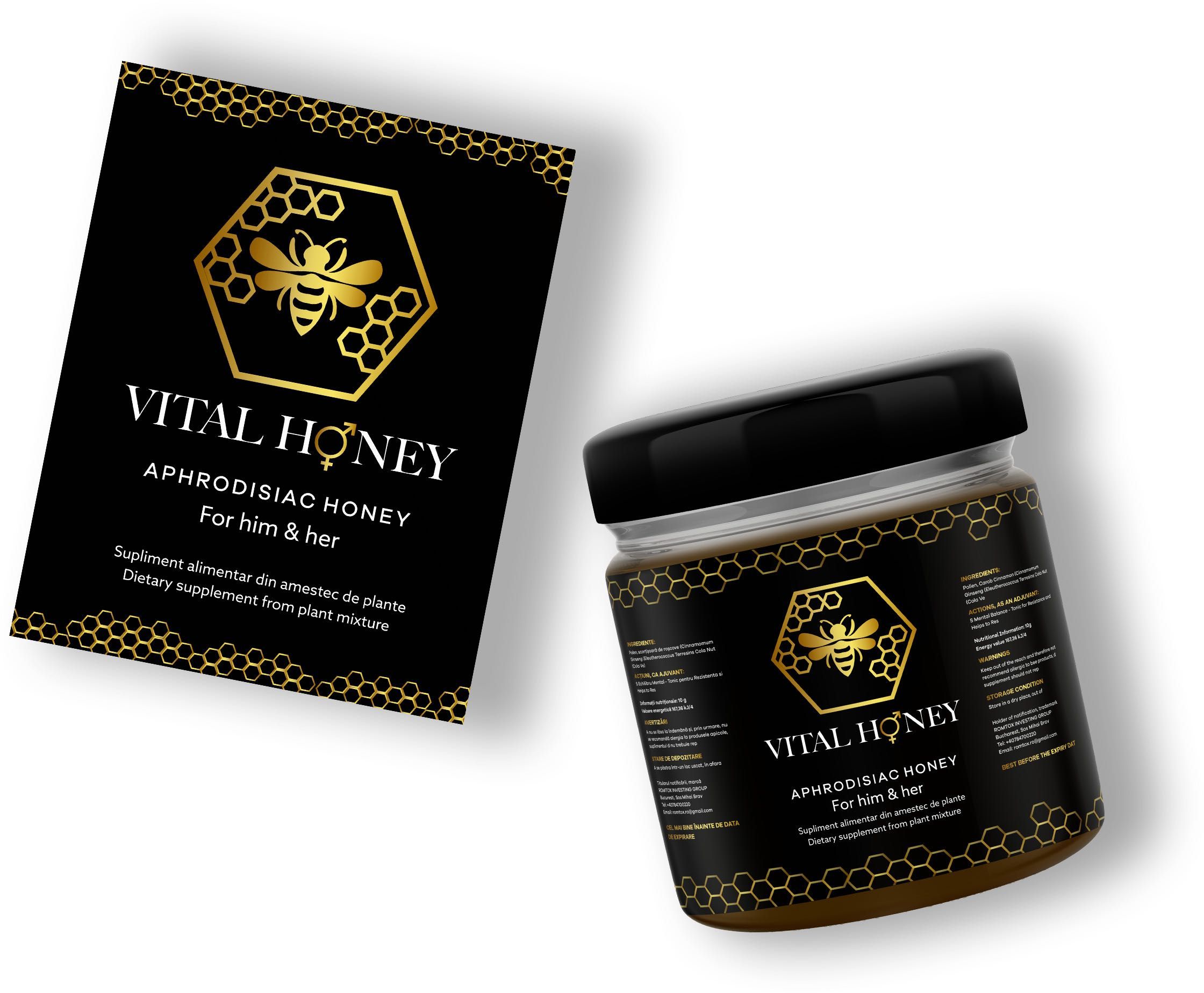 Vital Honey Miere afrodisiac 100 % UNISEX Magiun Original