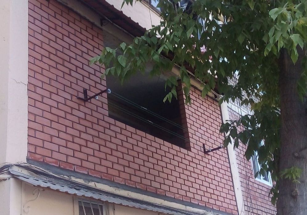 Balkonga g'isht teramiz.Kladka balkon.Керпичная кладка балканов