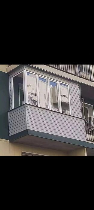 Ремонт.Обшивка.Утепление и Остекление Балконов в Талгаре