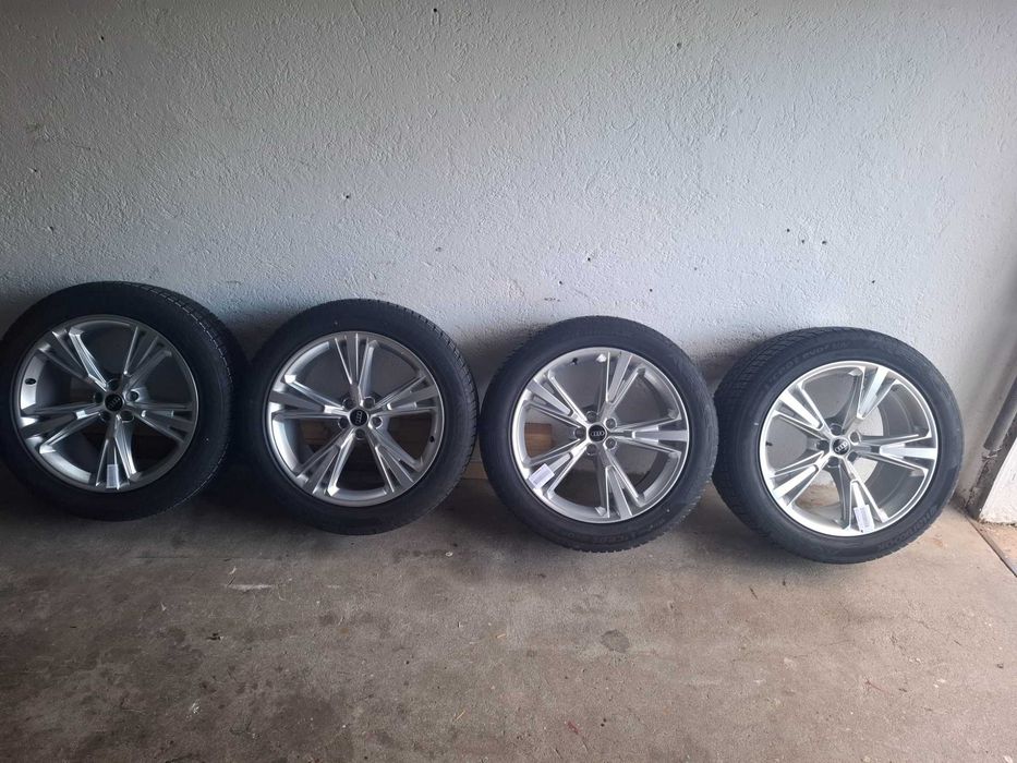 NOU Jante Aliaj Originale Audi 21 Zoll cu cauciucuri de iarna Hankook