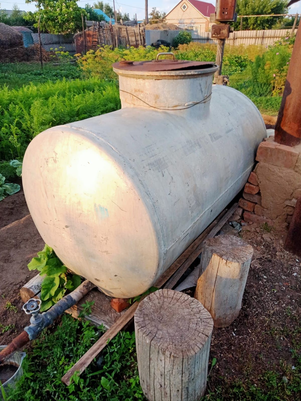 Продам алюминевую бочку