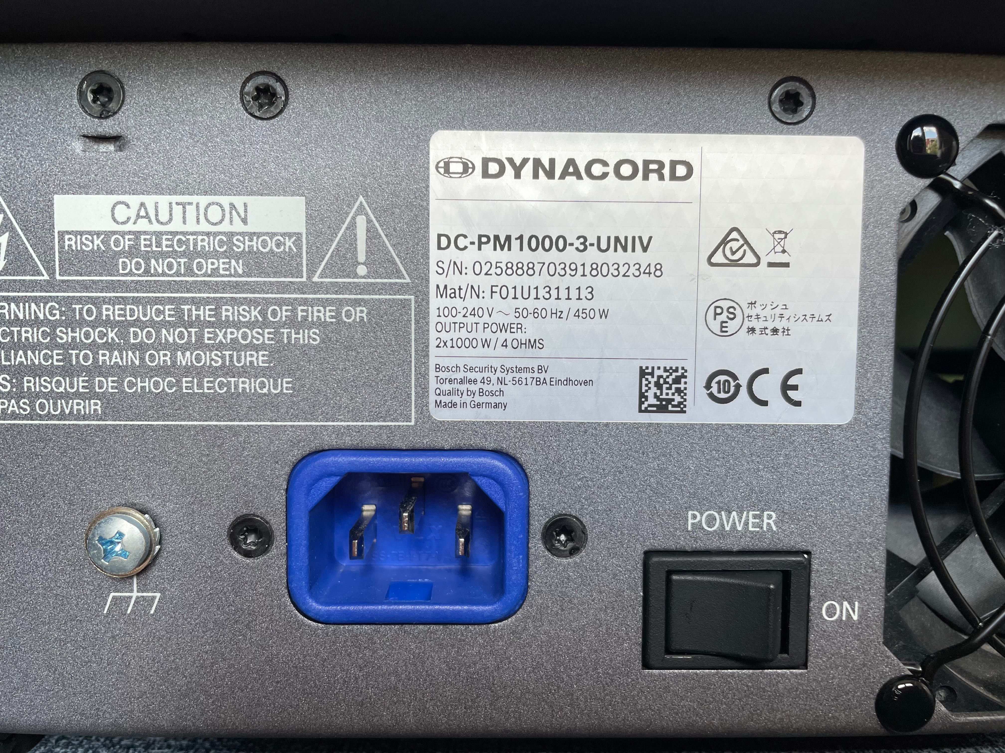 Vând Mixer Dynacord PM 1000-3