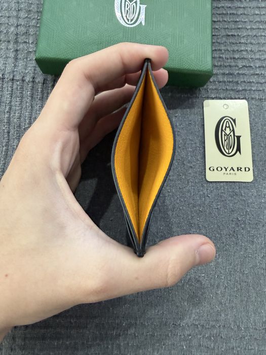 Card Holder Goyard Negru
