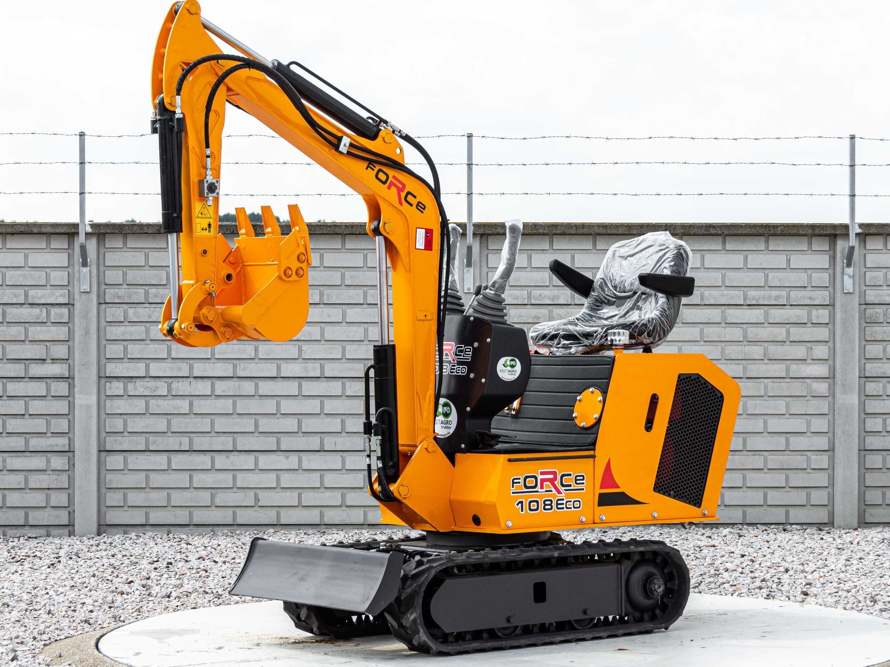 Miniexcavator Force 108 ECO- NOU!Garantie!-850Kg.