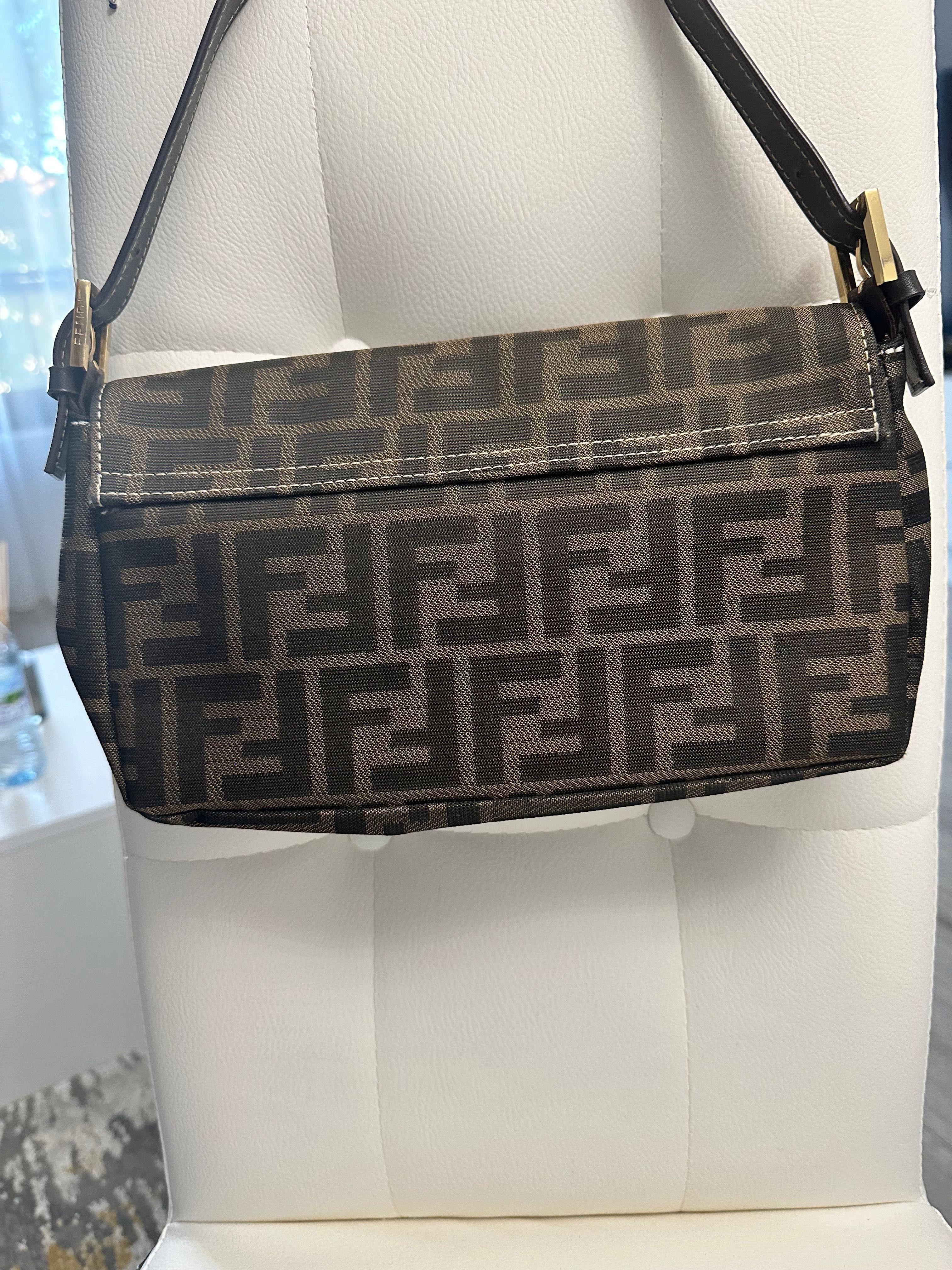 Fendi baguette cloth vintage чанта