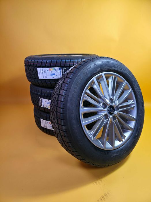 ROTI Jante Anvelope IARNA 215/60/17 5x114.3 OE KIA EV3 EV4 DUNLOP NOI