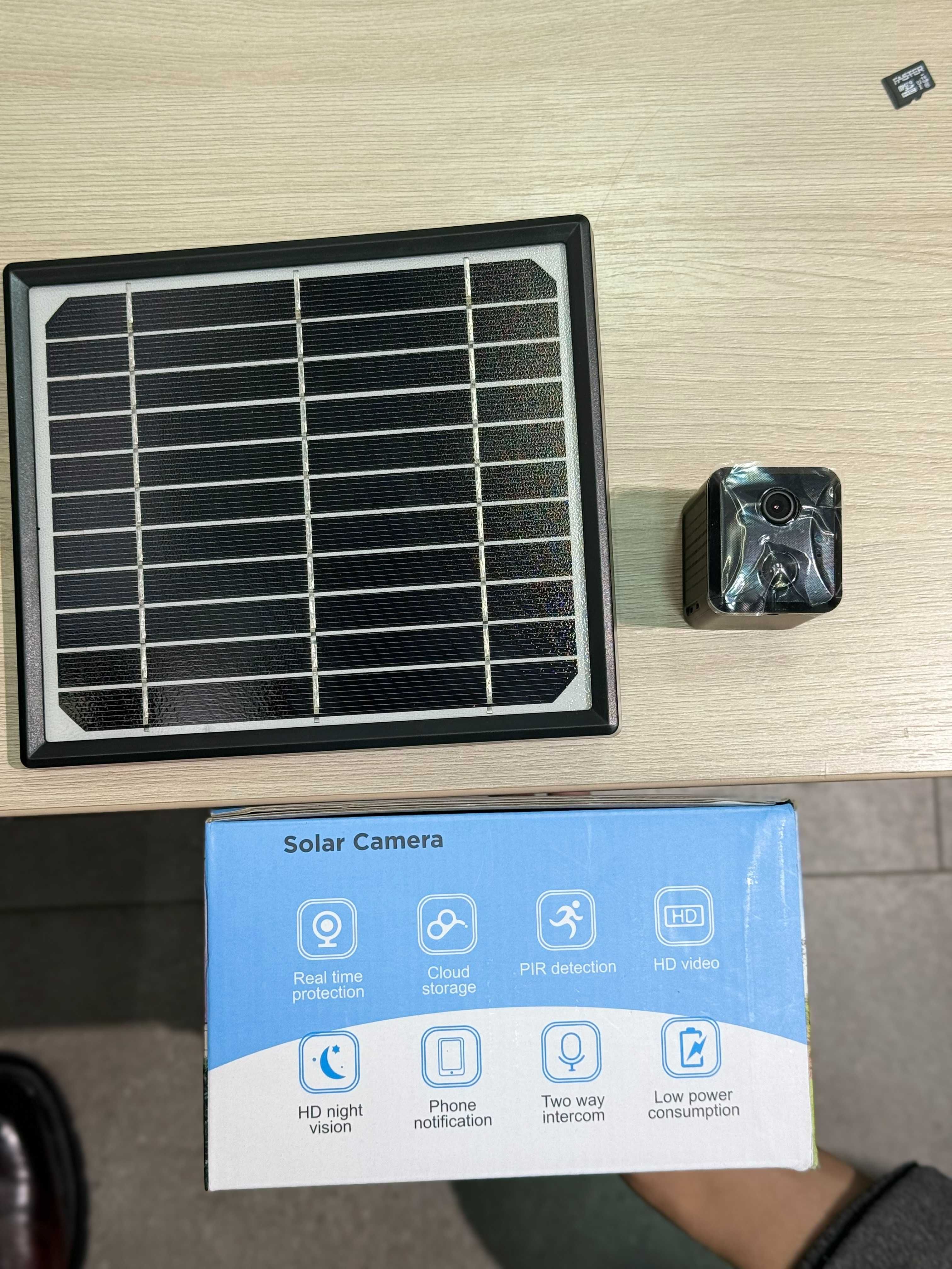 Mini kamera 4G sim karta 5MP Bonus quyosh panel Мини камера наблюдения