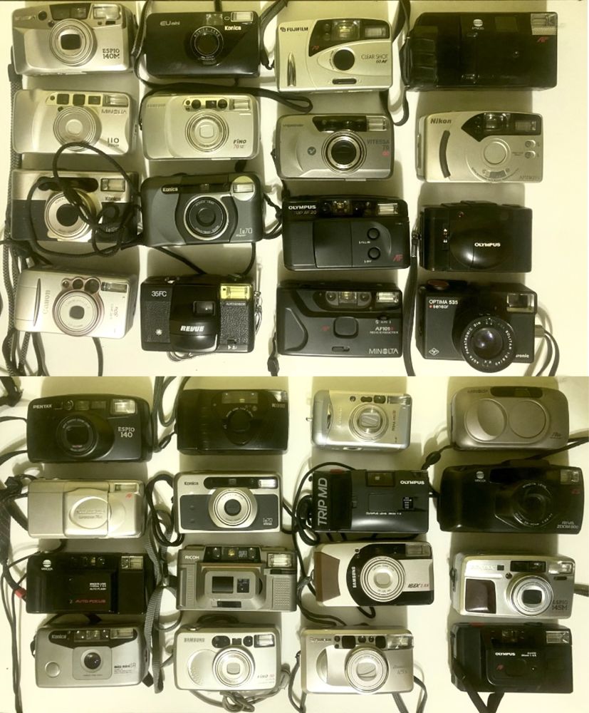 Colecție aparate foto pe film