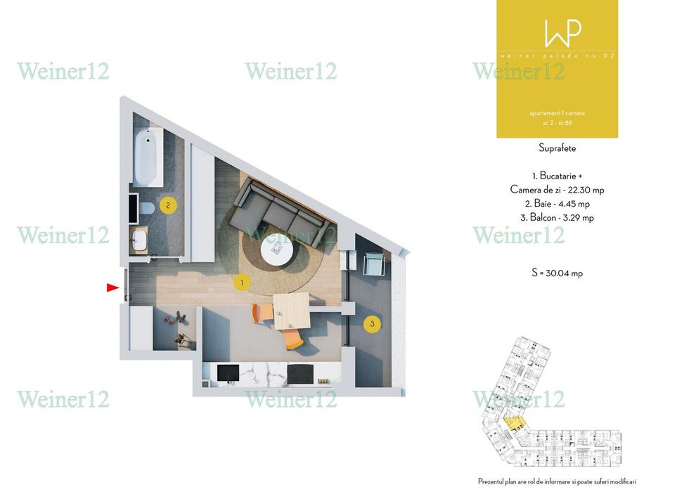 Garsoniera Direct Dezvoltator Vest Group Militari 800m Iuliu Maniu