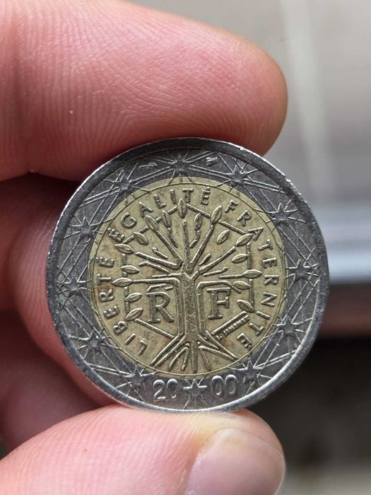 Монета 2 Евро  2001г.Франция