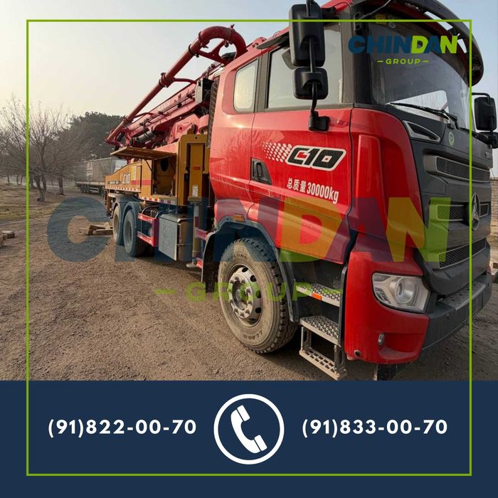 Автобетононасос Sany 43 метр шасси Sany в продаже