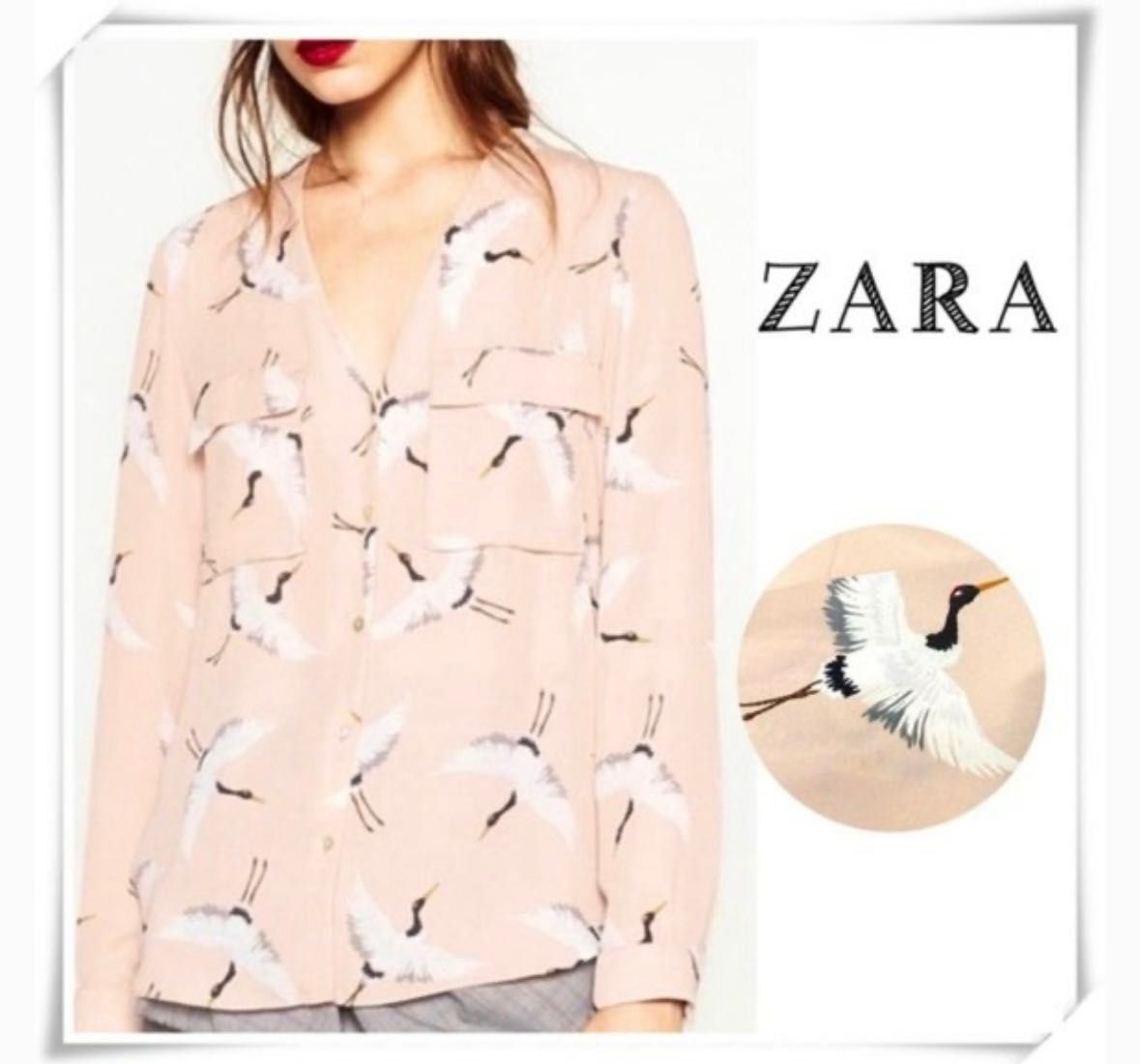 Риза ZARA с щъркели